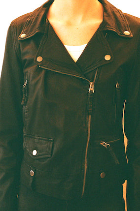 Grace Leather Biker Jacket