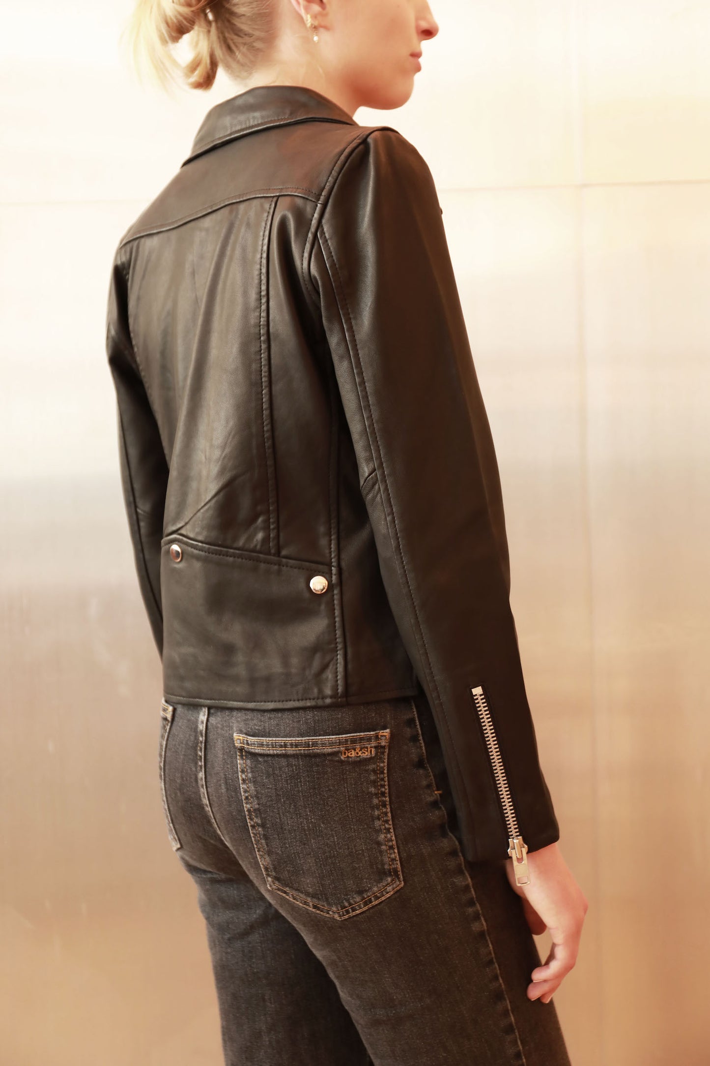 Tina Rocker Leather Jacket