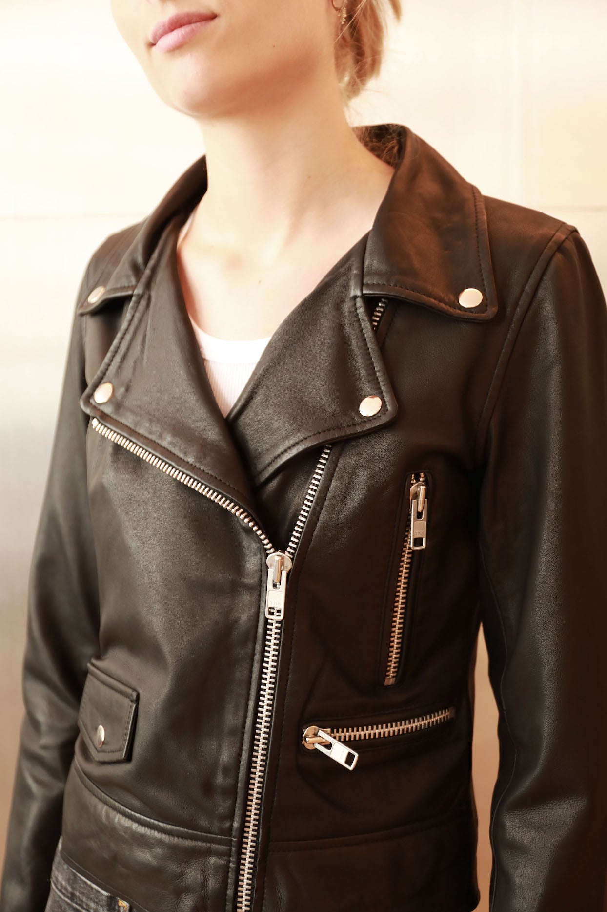 Tina Rocker Leather Jacket